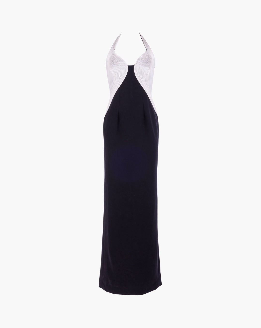 The Monochromatic Armor Gown