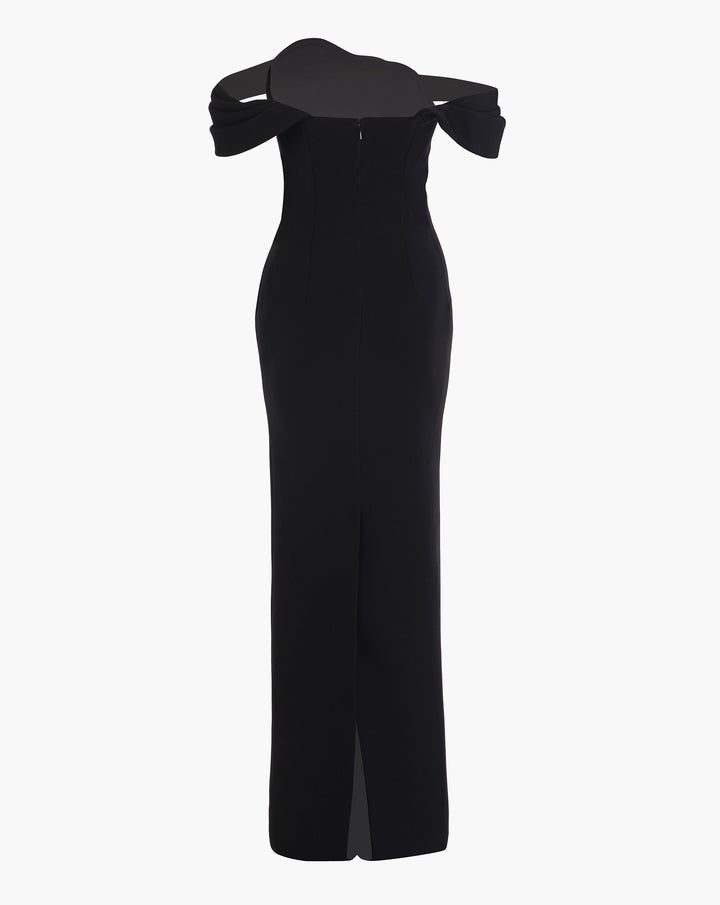 The Noir Column Gown