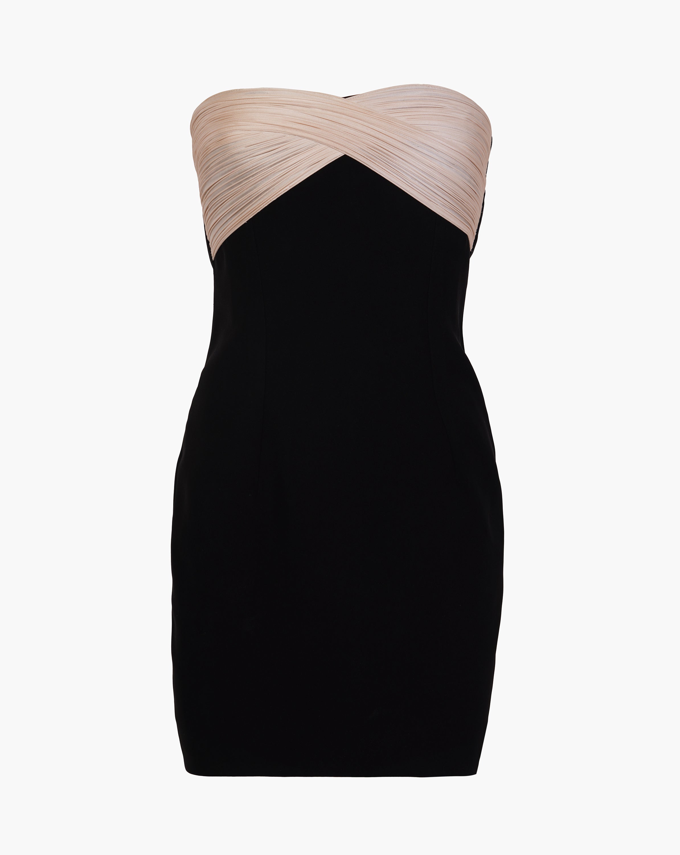 The Monochromatic Armor Short Dress