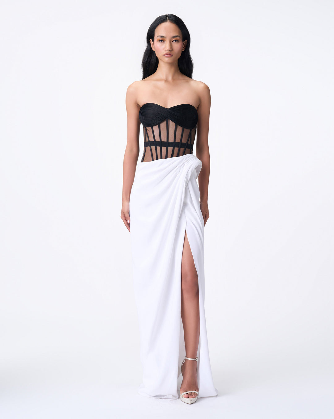 Dichrome Sculpted Corset Gown