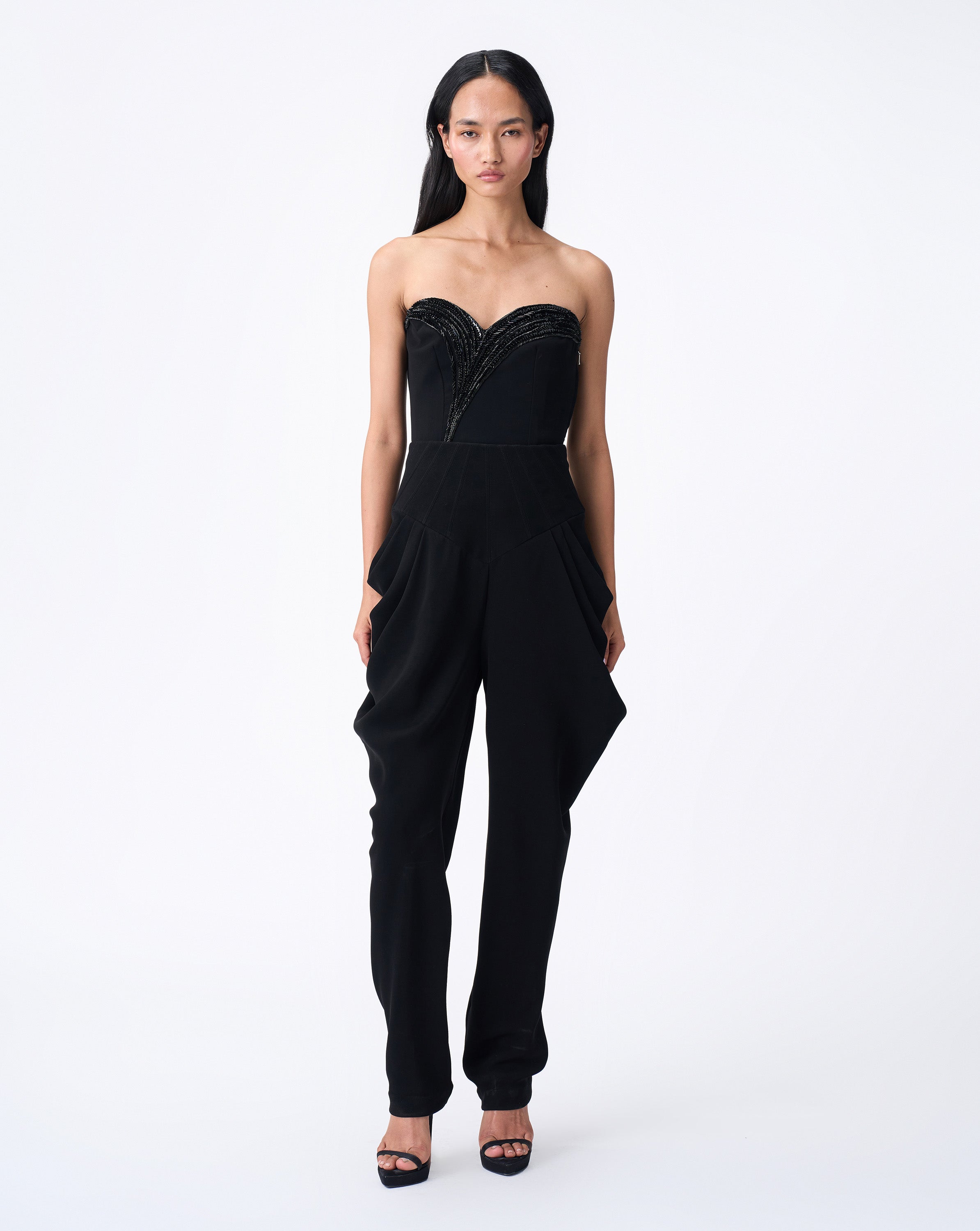 Athena Glass Embroidered Top