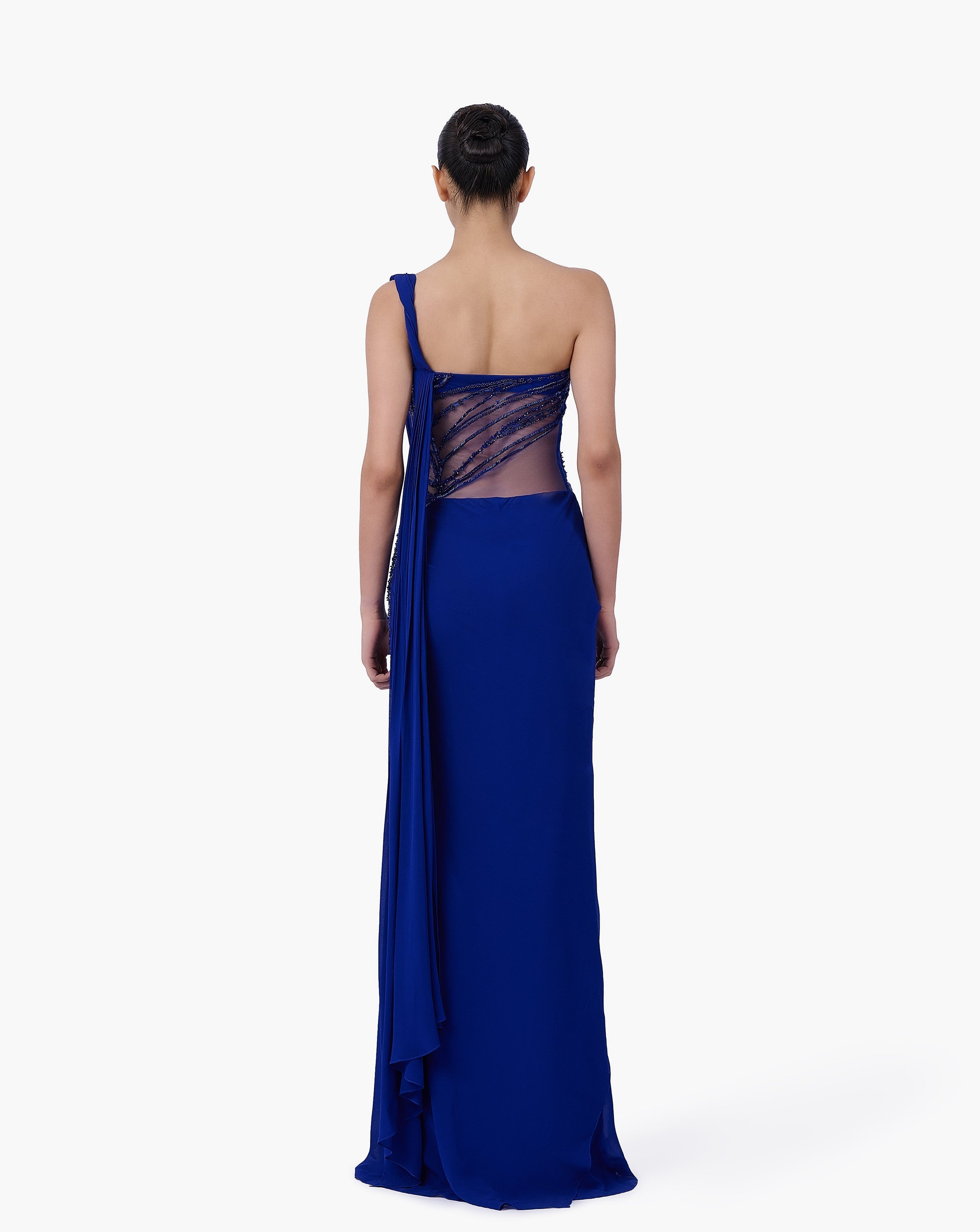 The Embellished Bodice Saree Gown