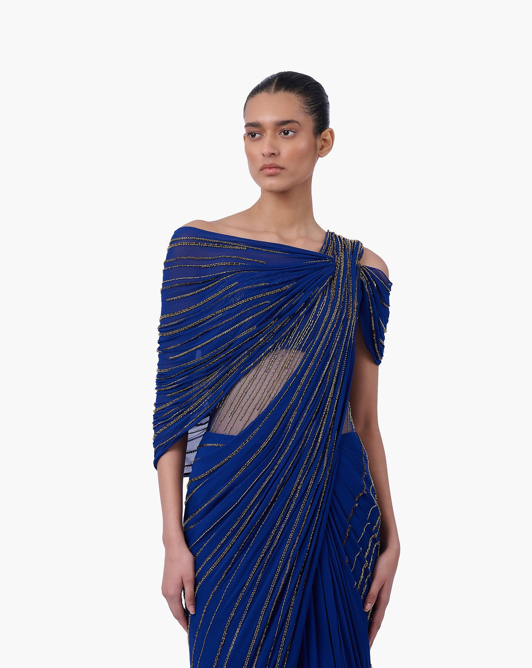 The Meridian Drape Saree Gown