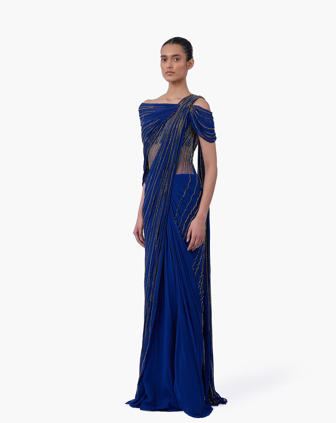 The Meridian Drape Saree Gown