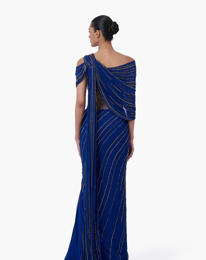 The Meridian Drape Saree Gown