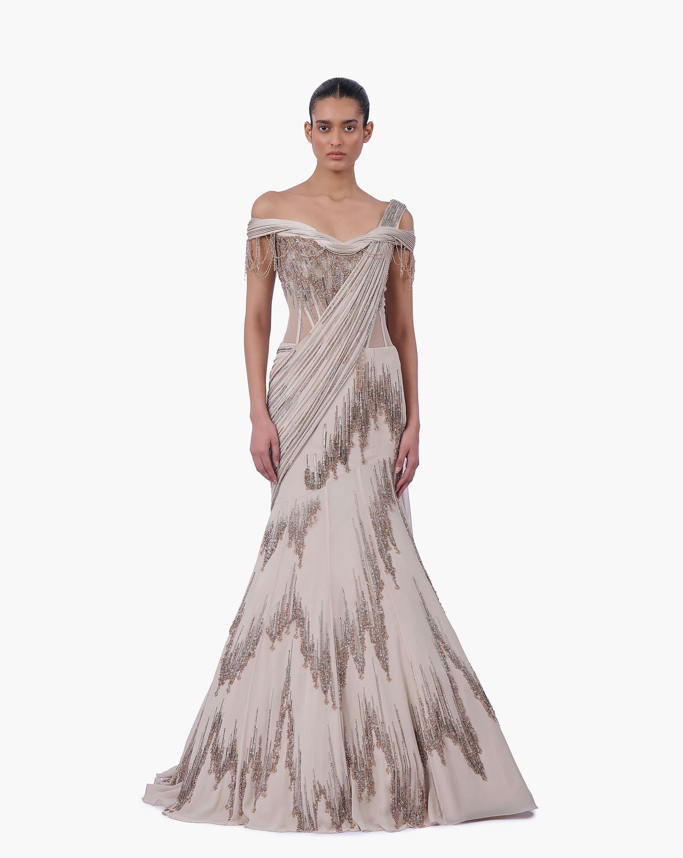 The Sovereign Drape Lehenga