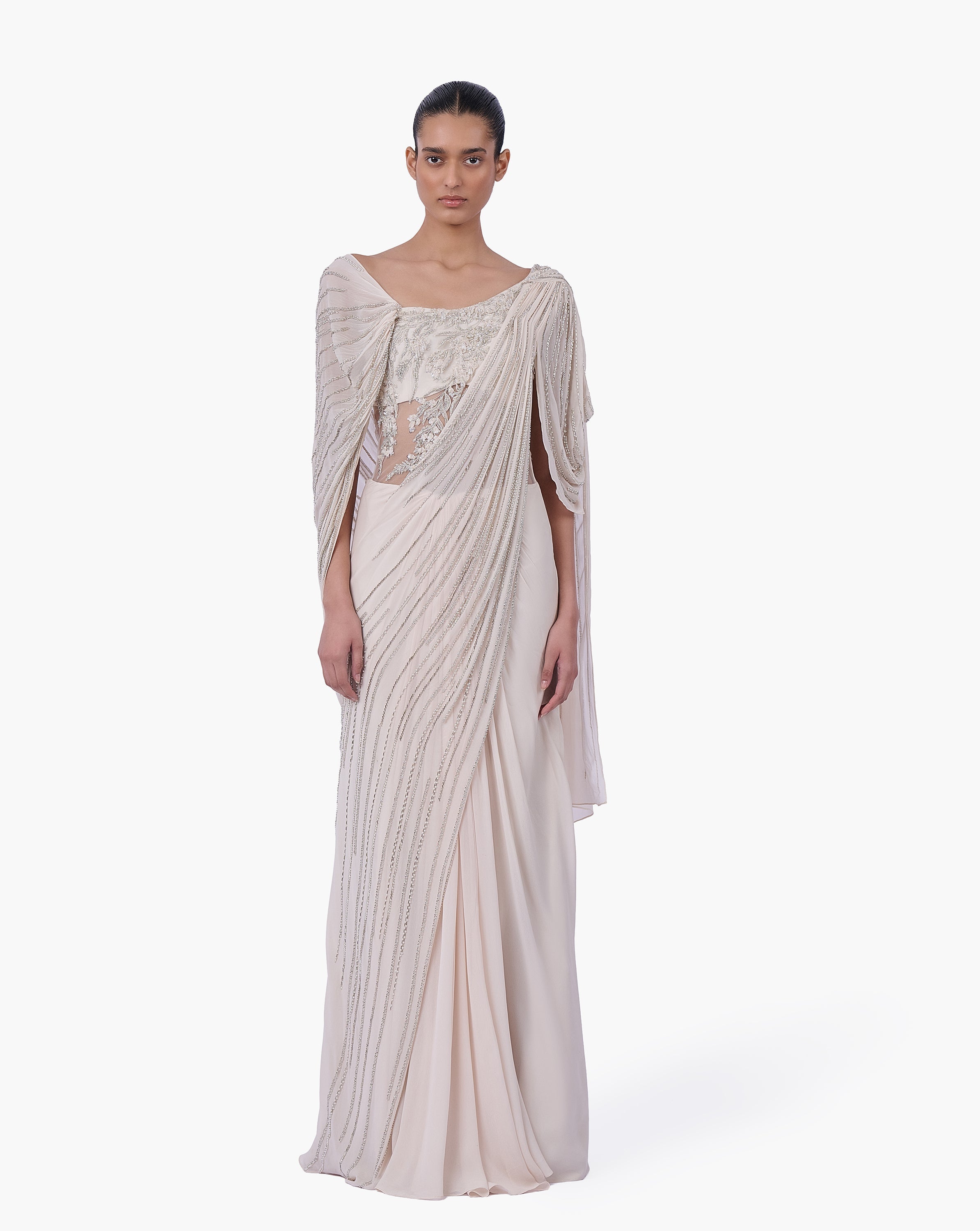 The Halo Drape Gown