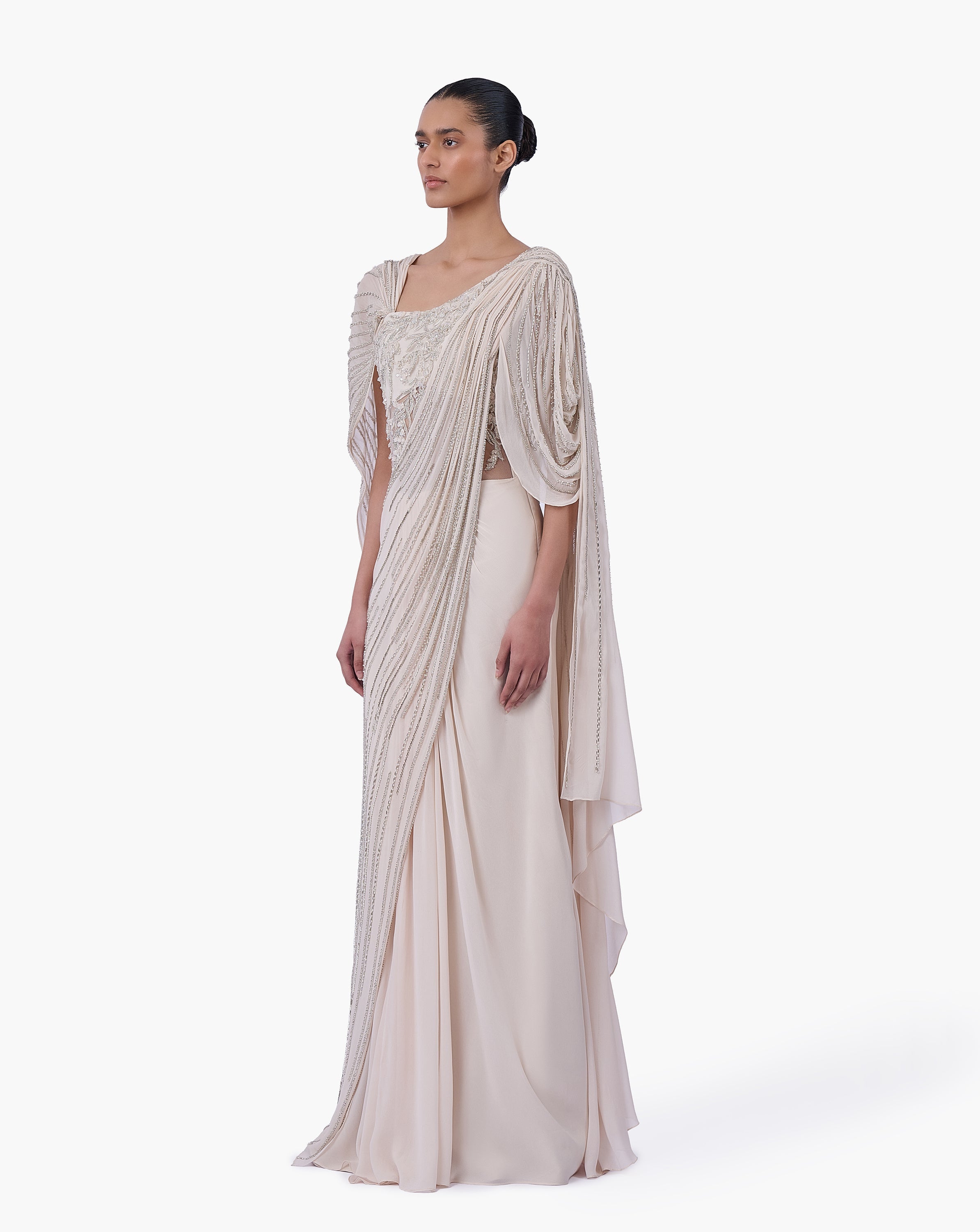 The Halo Drape Gown