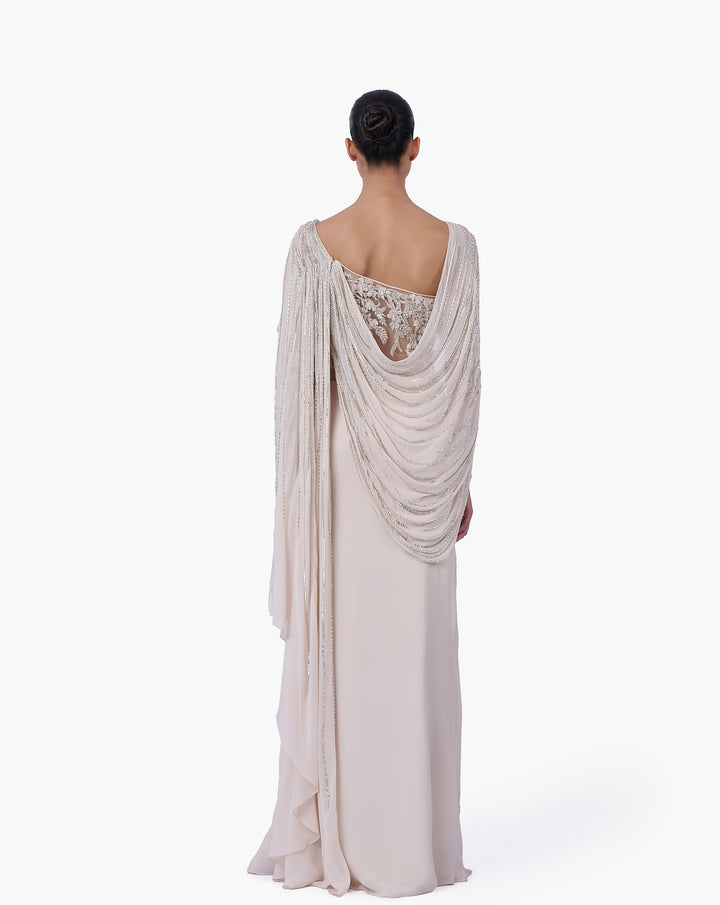 The Halo Drape Gown