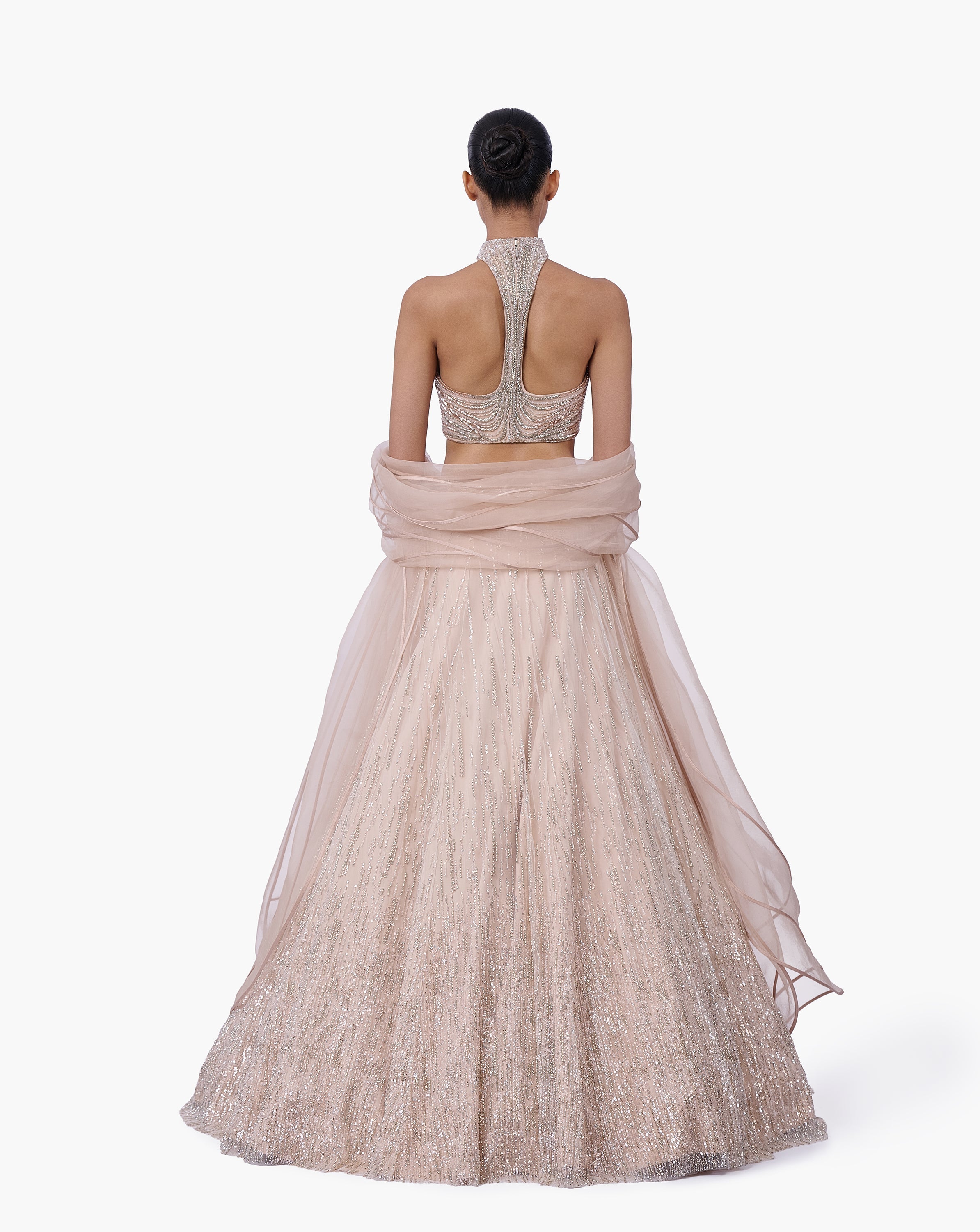 The Embellished Halter Lehenga