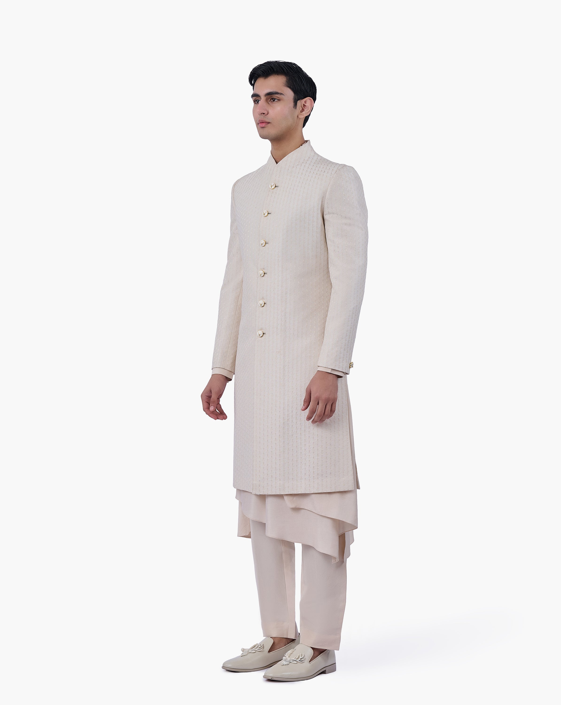 Champagne Heirloom Sherwani