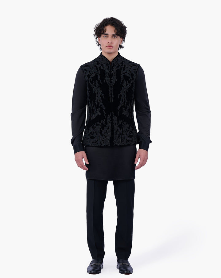 Nocturne Line Nehru Jacket