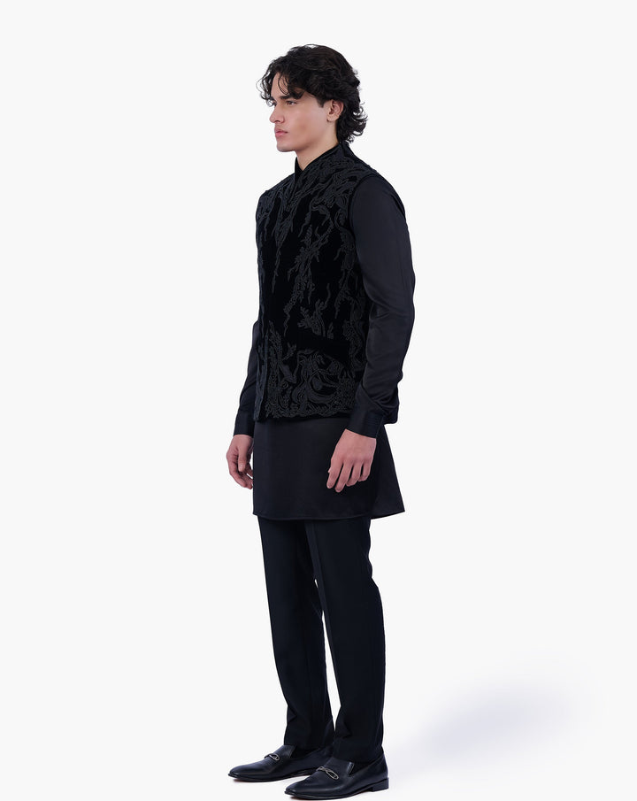 Nocturne Line Nehru Jacket