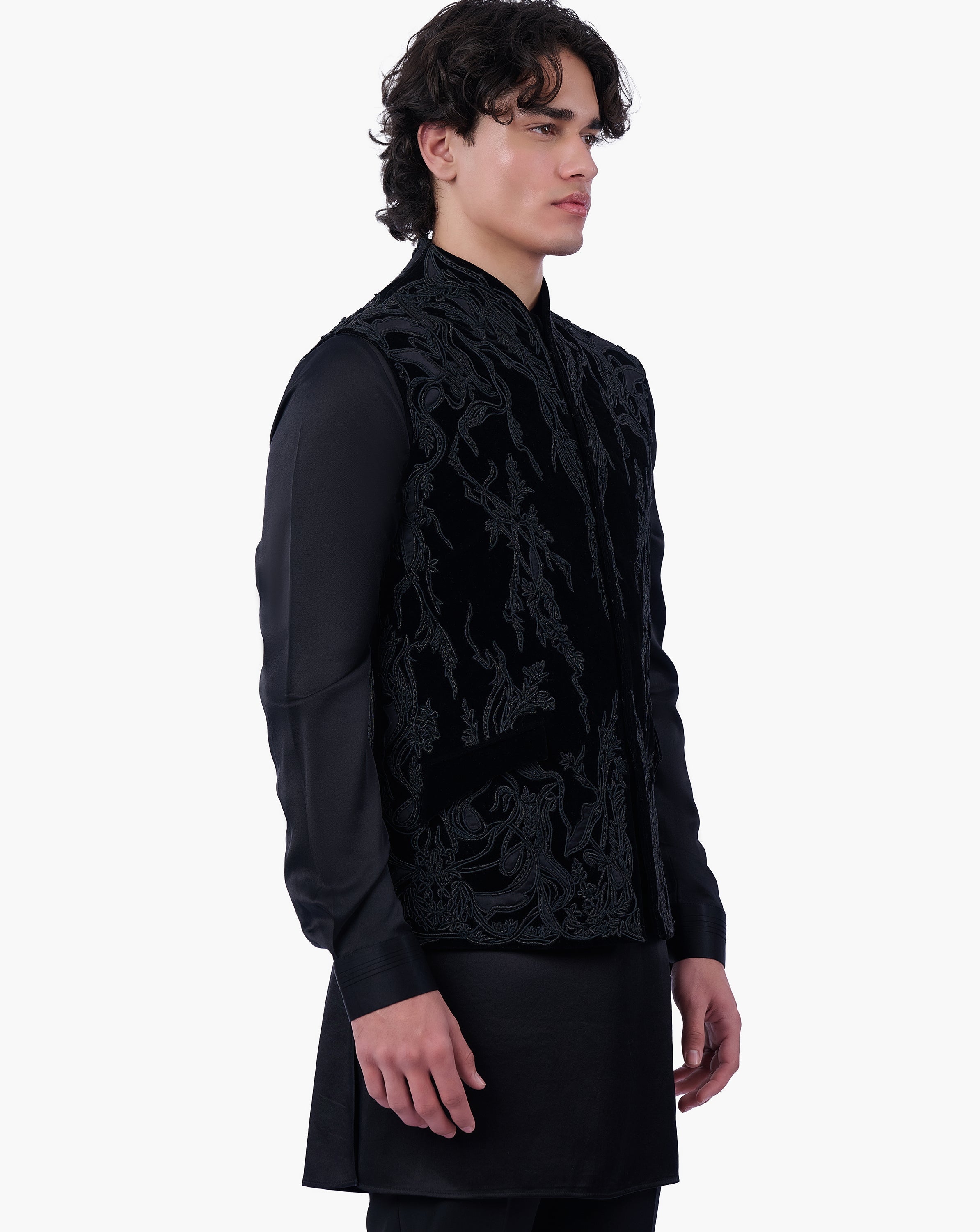 Nocturne Line Nehru Jacket