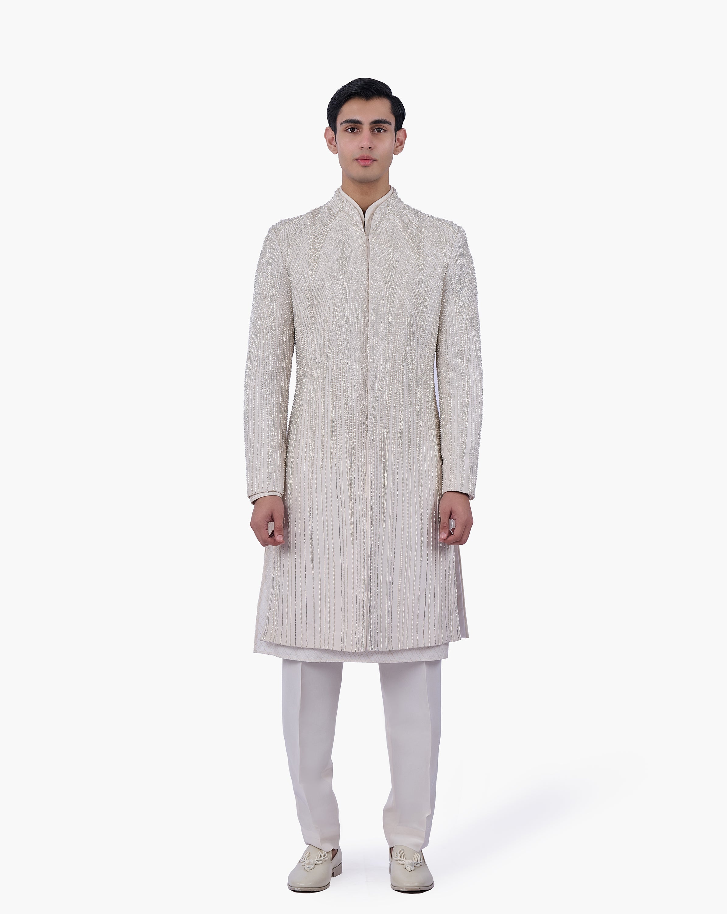 Pearl Architectural Line Sherwani
