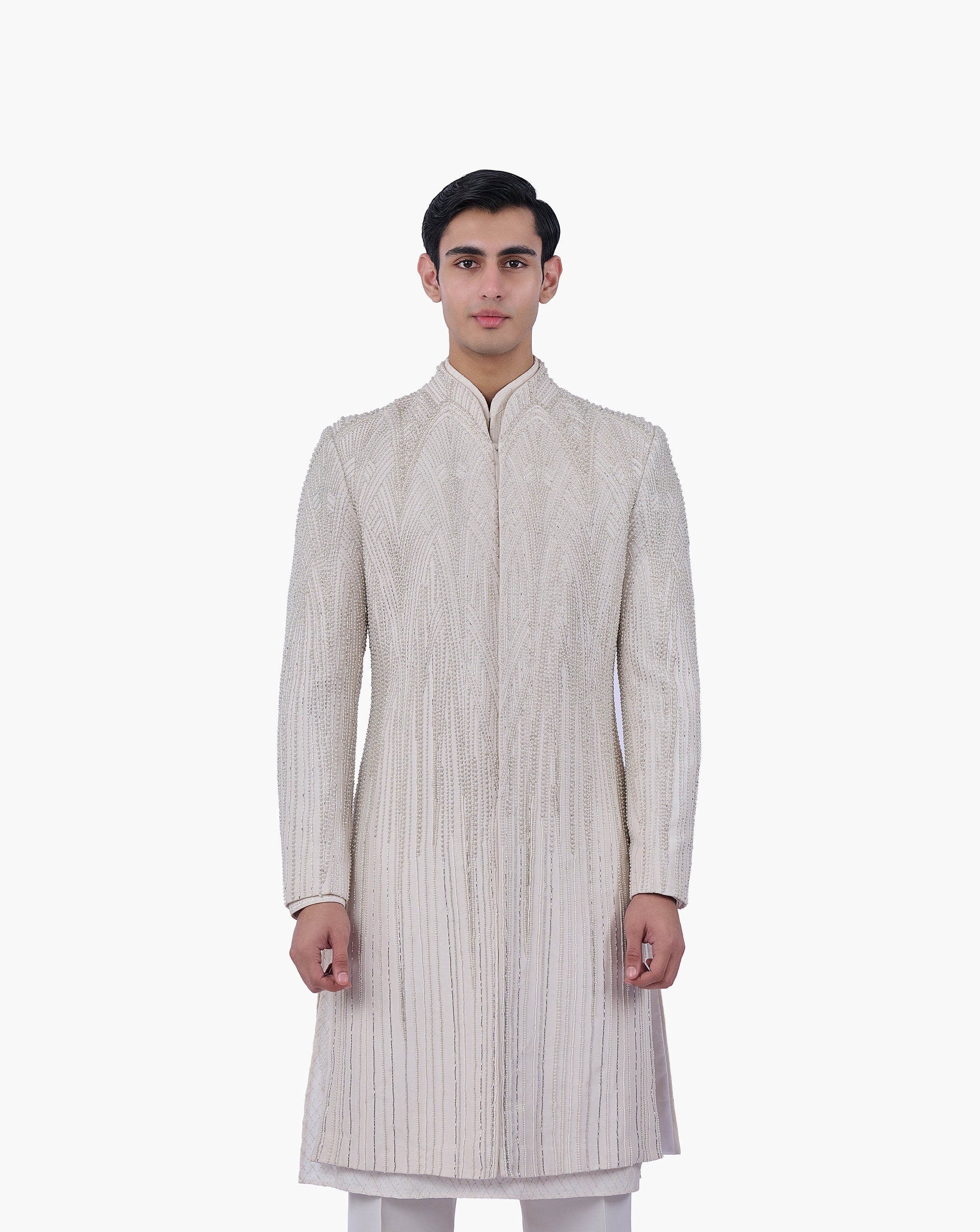 Pearl Architectural Line Sherwani