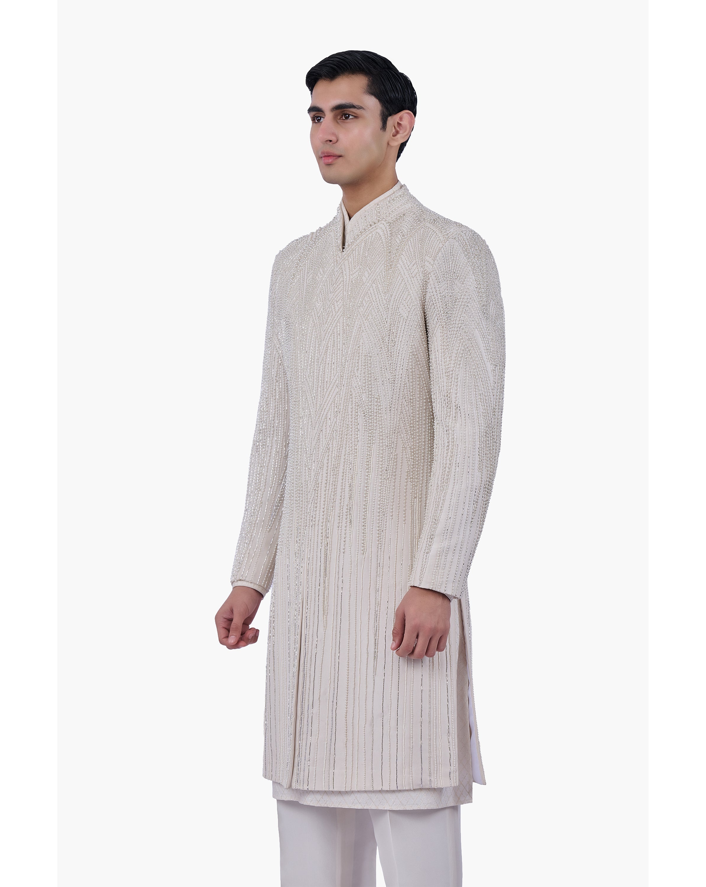 Pearl Architectural Line Sherwani
