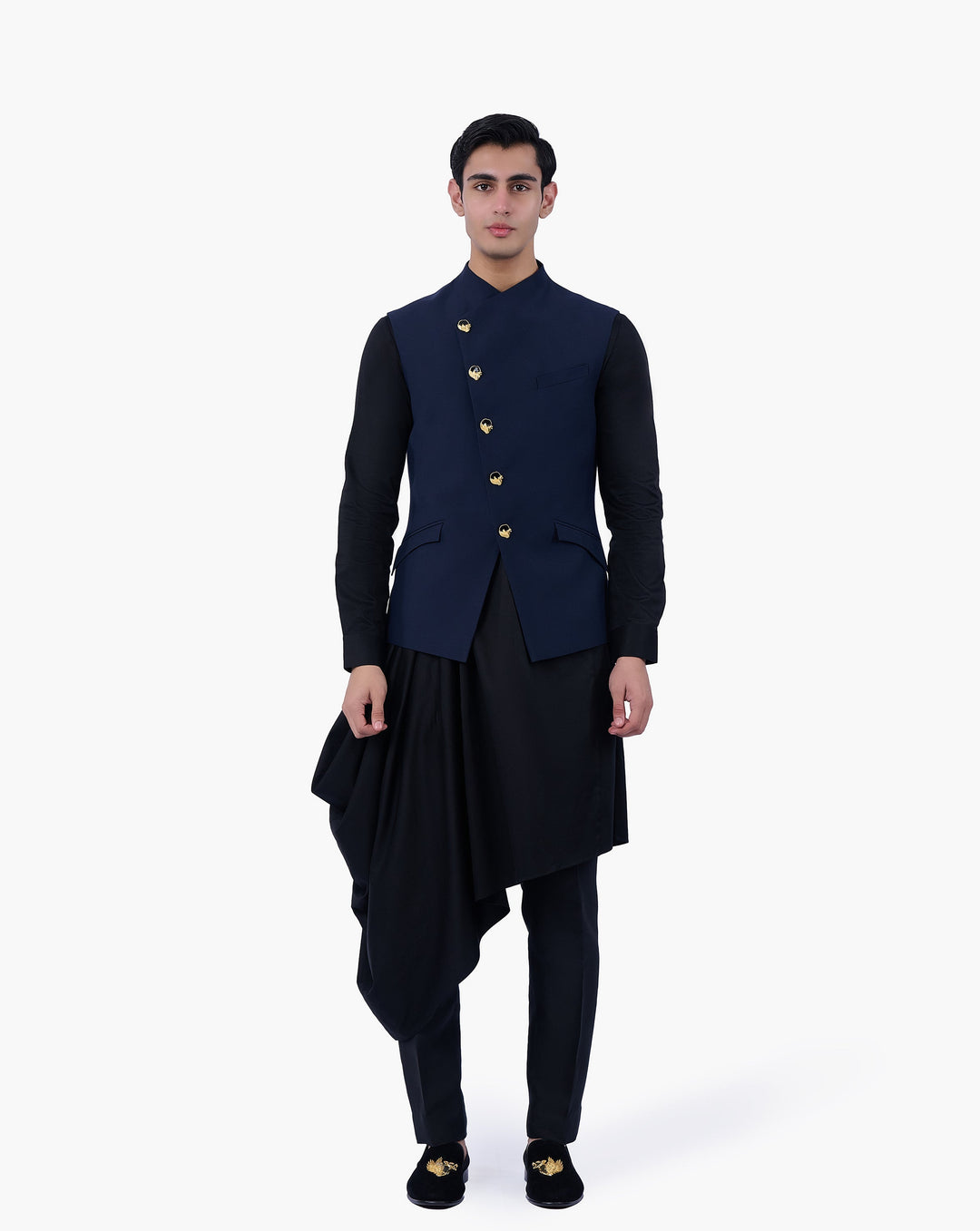 Midnight Regalia Nehru Jacket