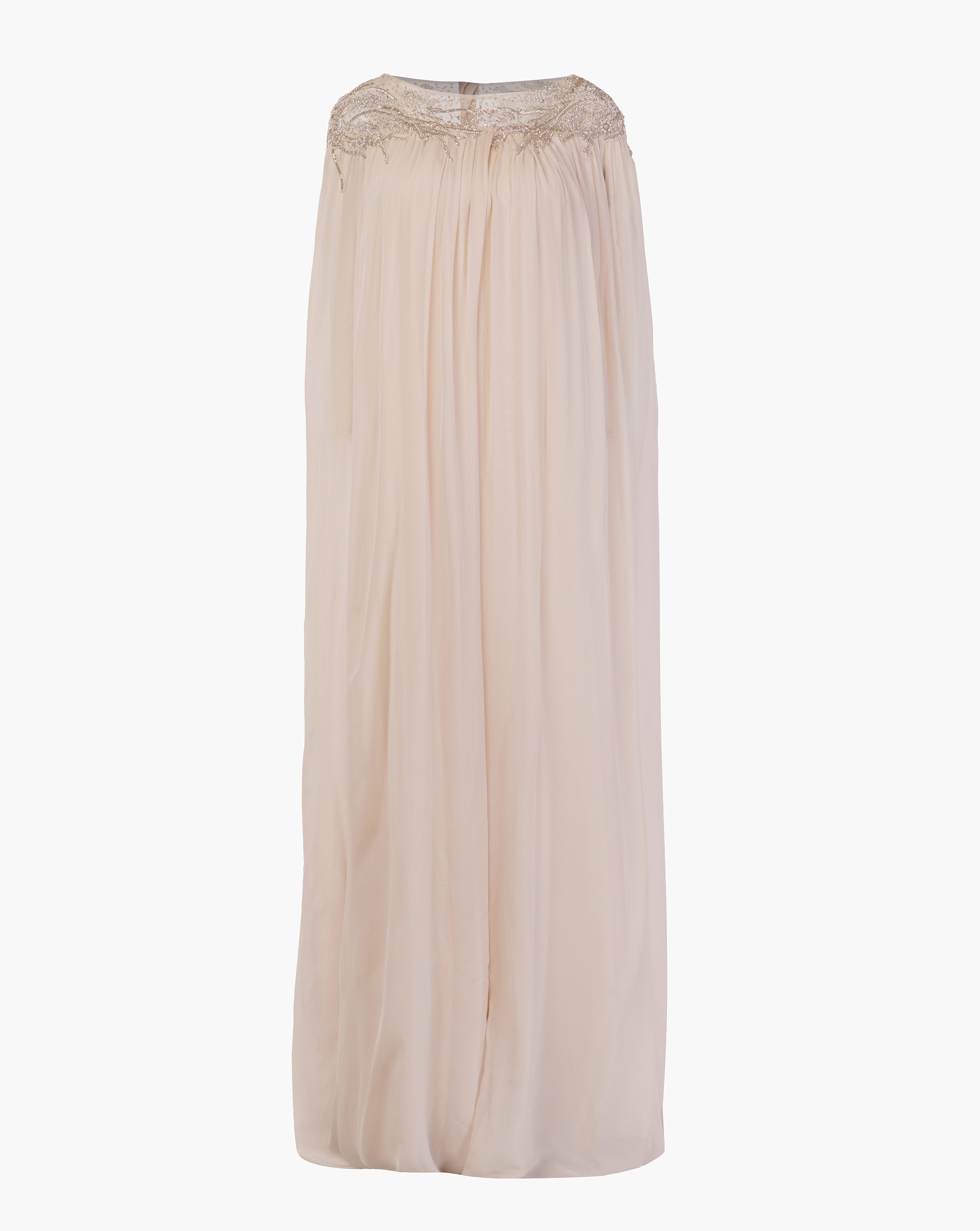 The Pearl White Waterfall Gown