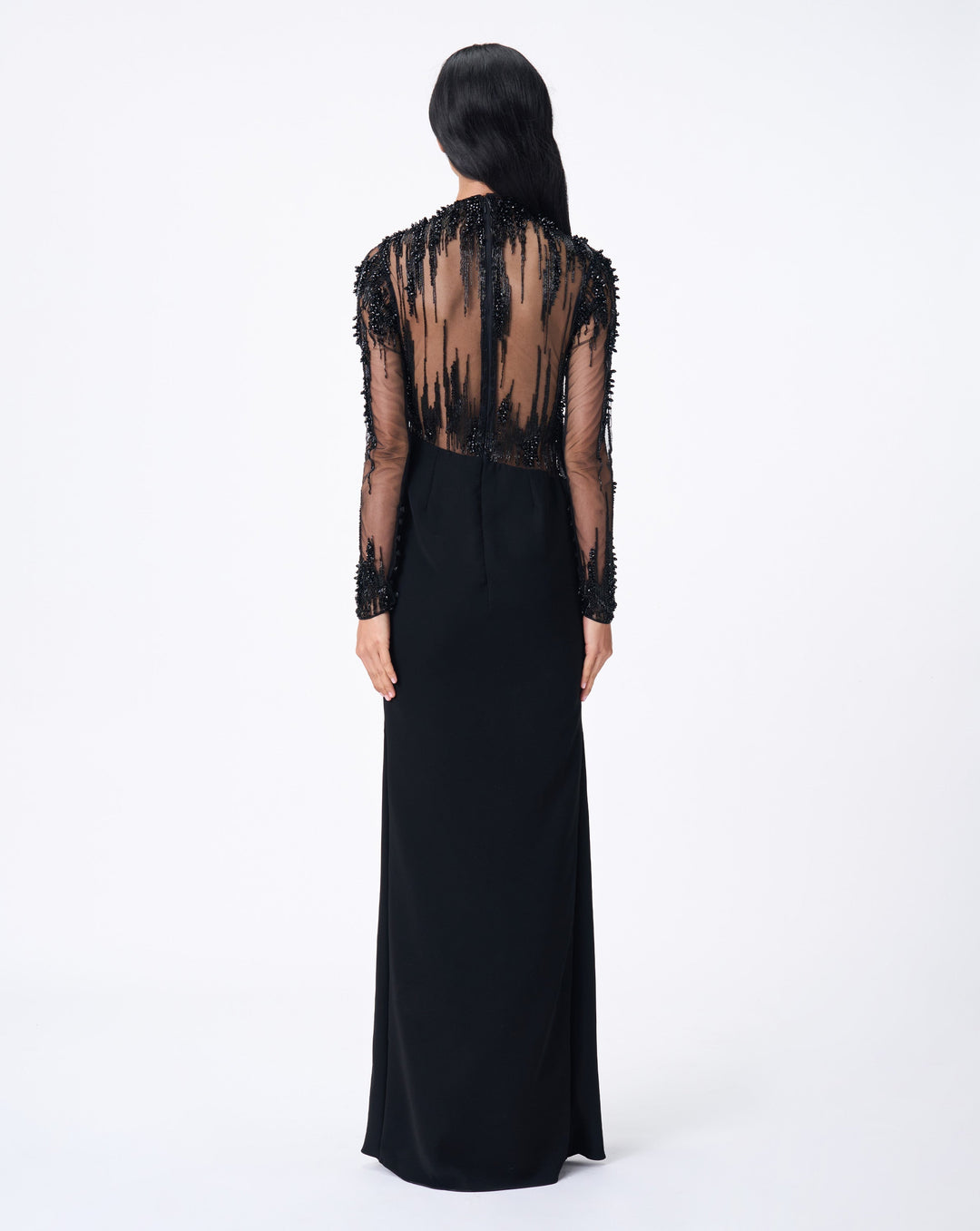 Lightfall Encrusted Crystal Bodysuit