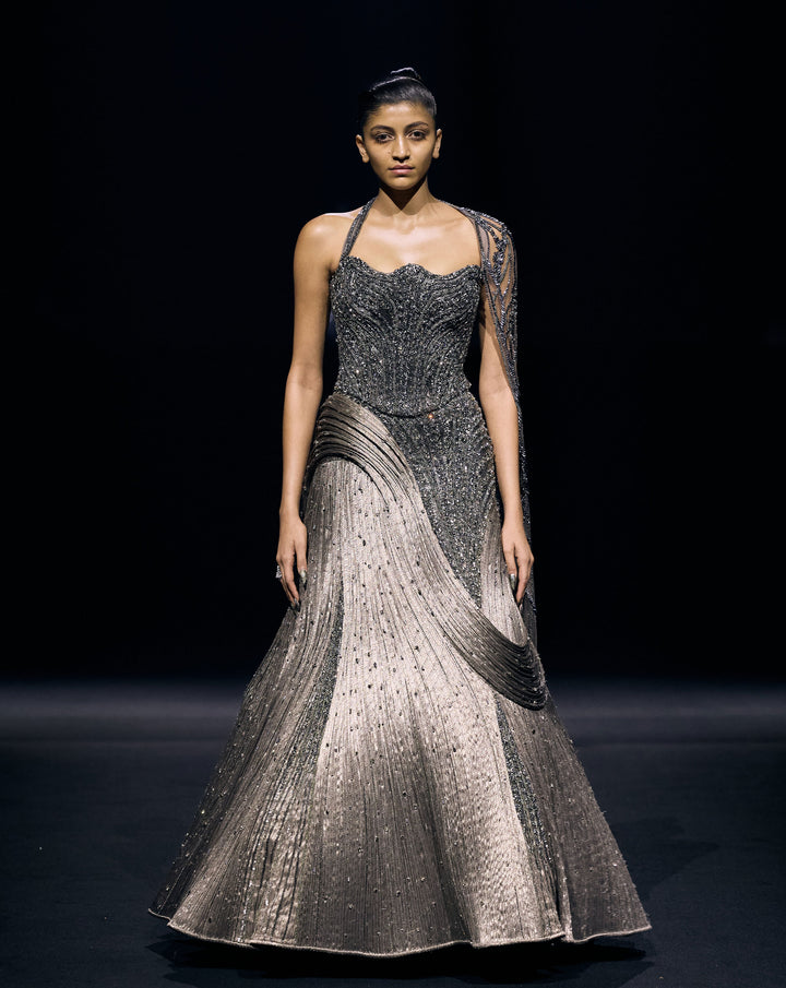 Orbital Wave Lehenga