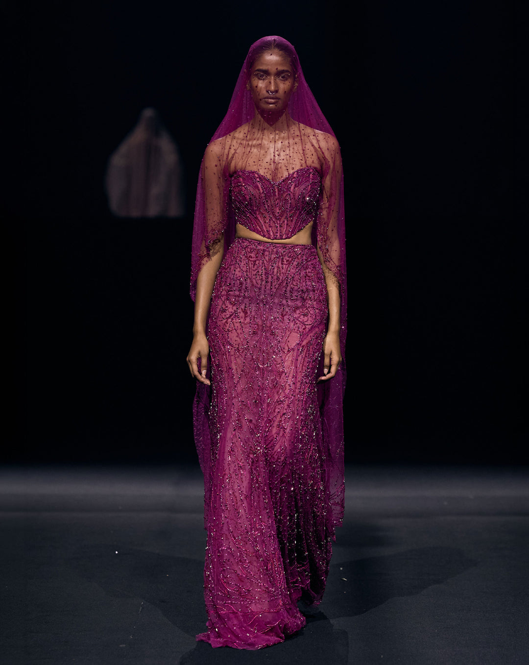 Fuchsia Bloom Lehenga