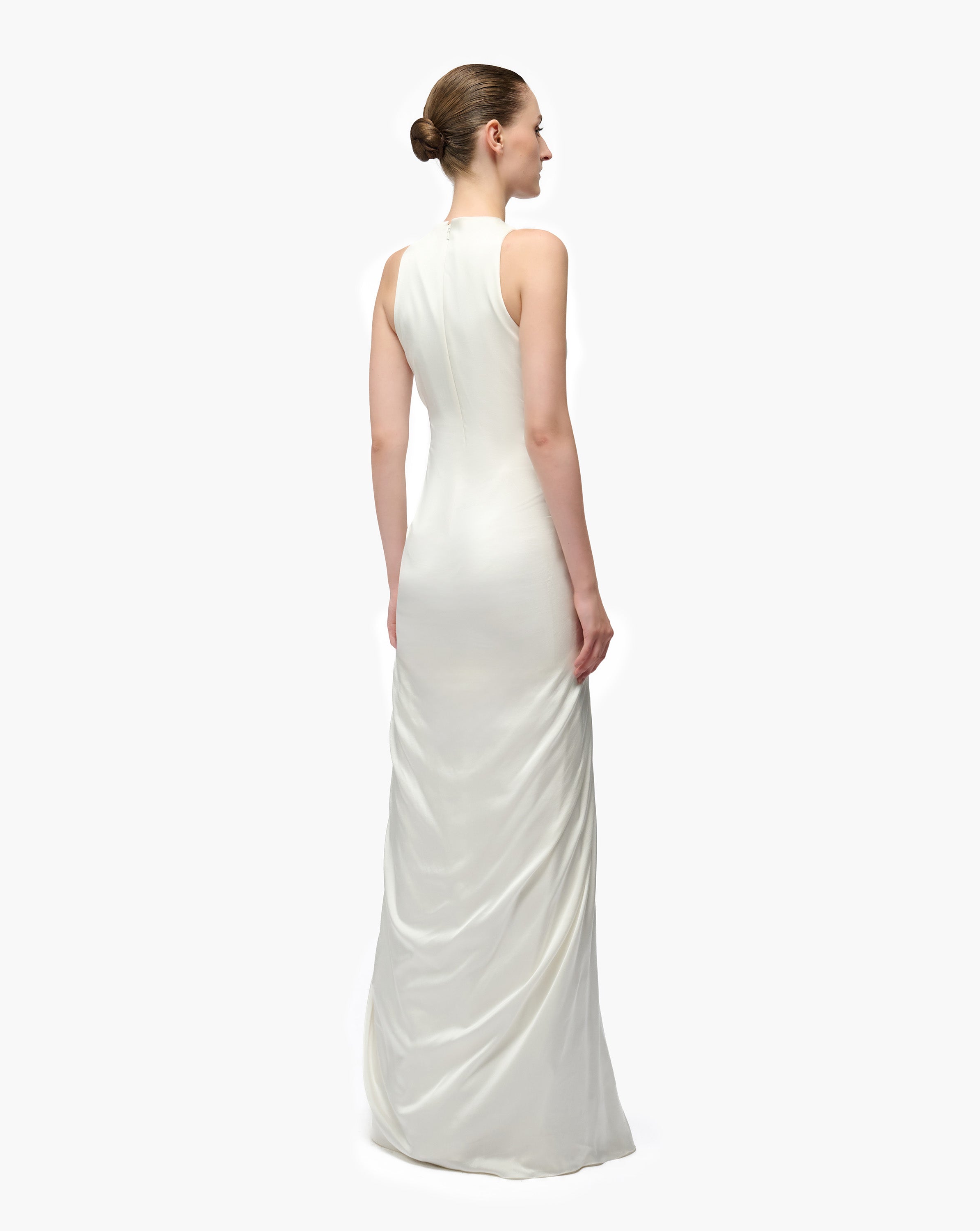 Shard Panel Drape Gown