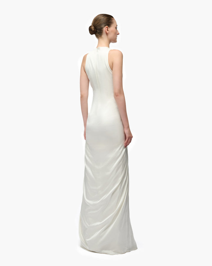 Shard Panel Drape Gown