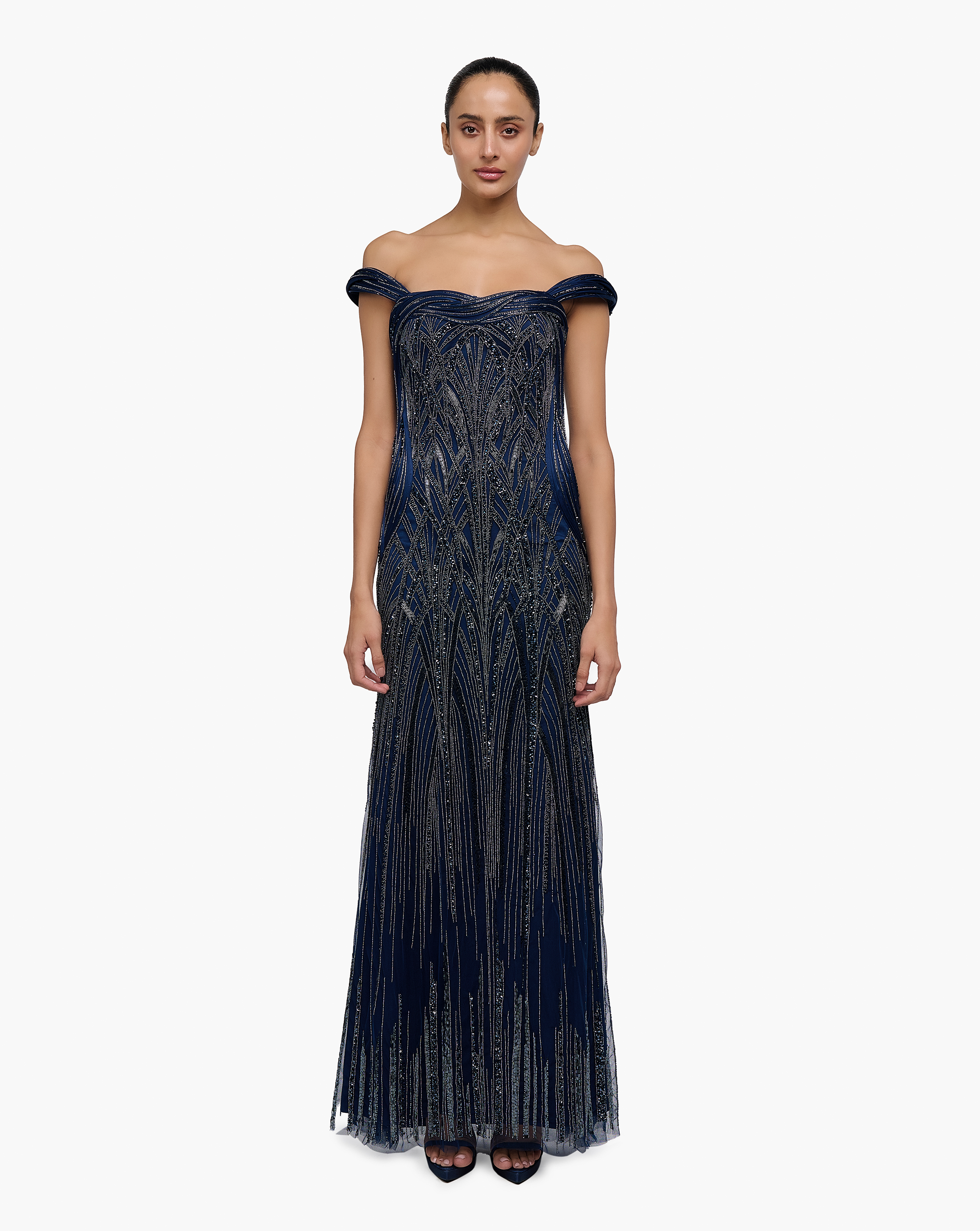 Orbit Line Sculpt Gown