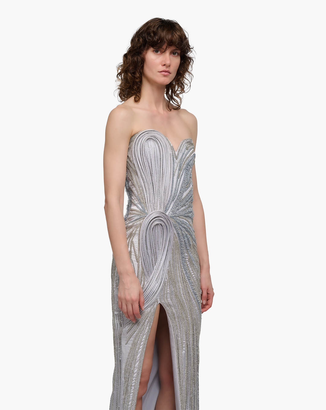 Strass Sculpted Gown