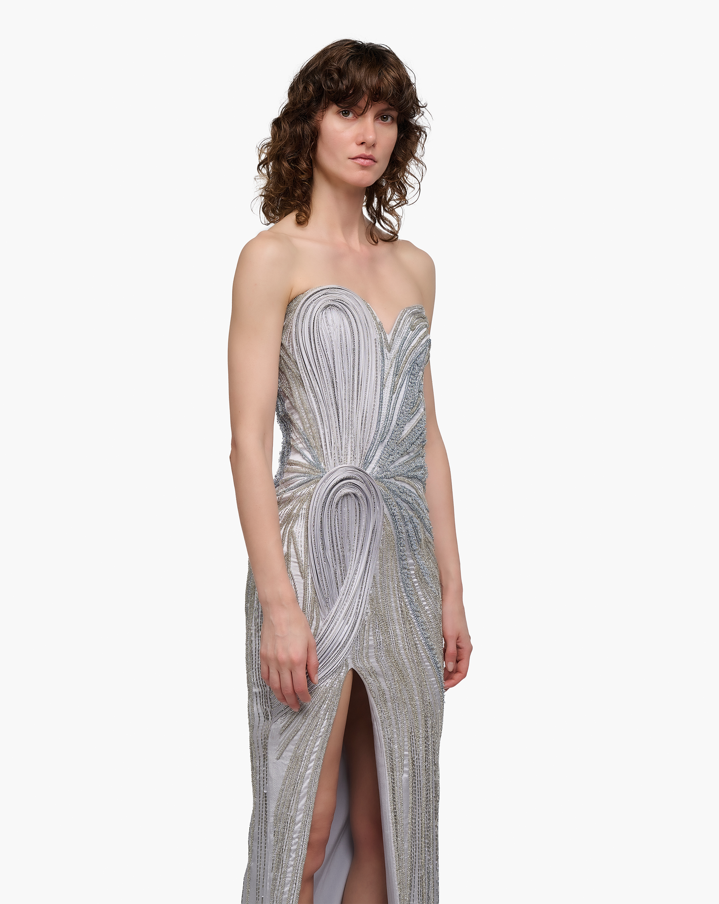 Strass Sculpted Gown