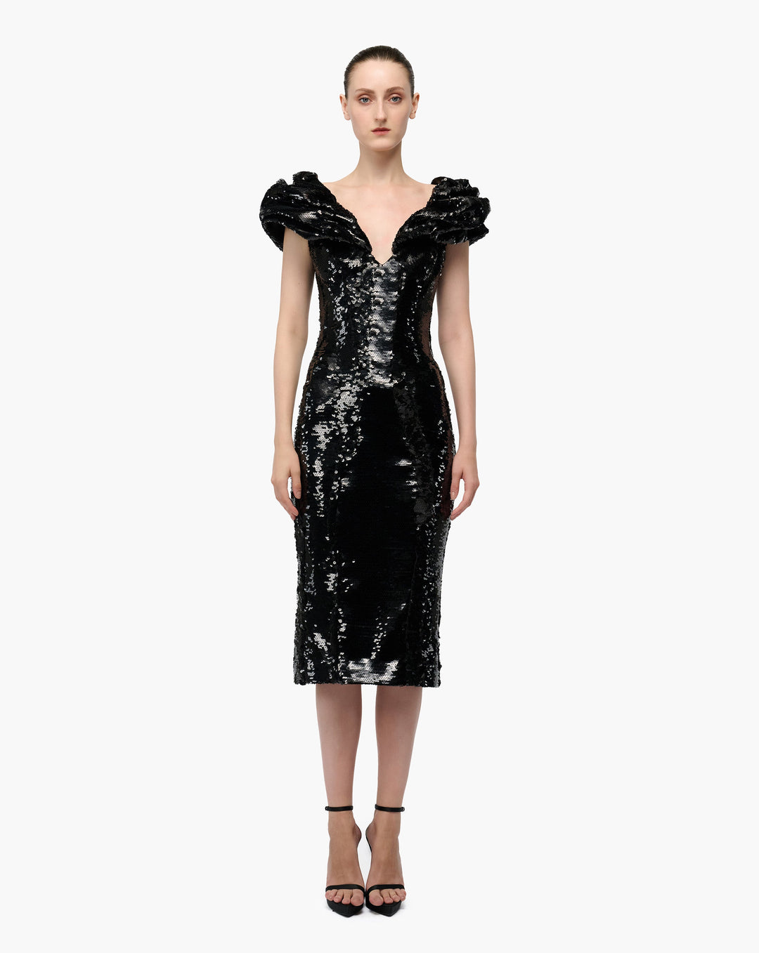 Sequined Midi Dress