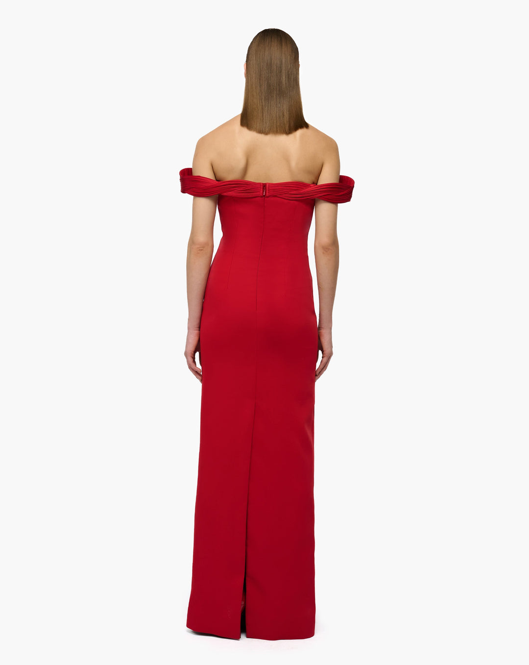 Orbital Sculpted Column Gown