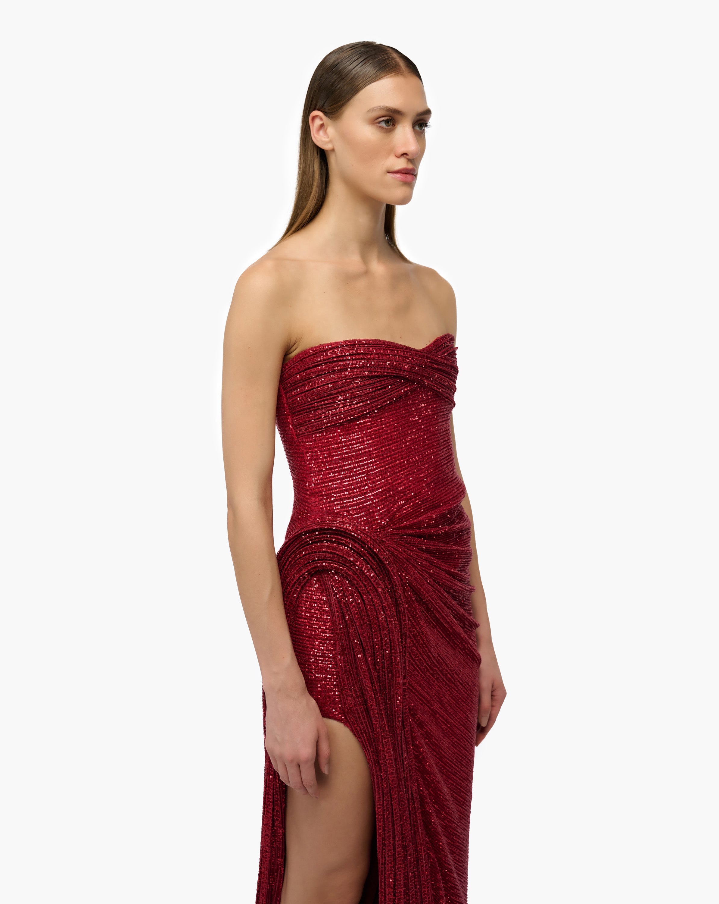 Solar Sequin Gown