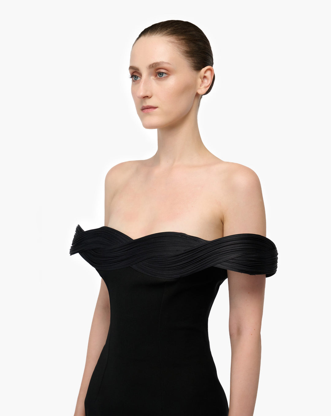 Orbital Sculpted Column Gown