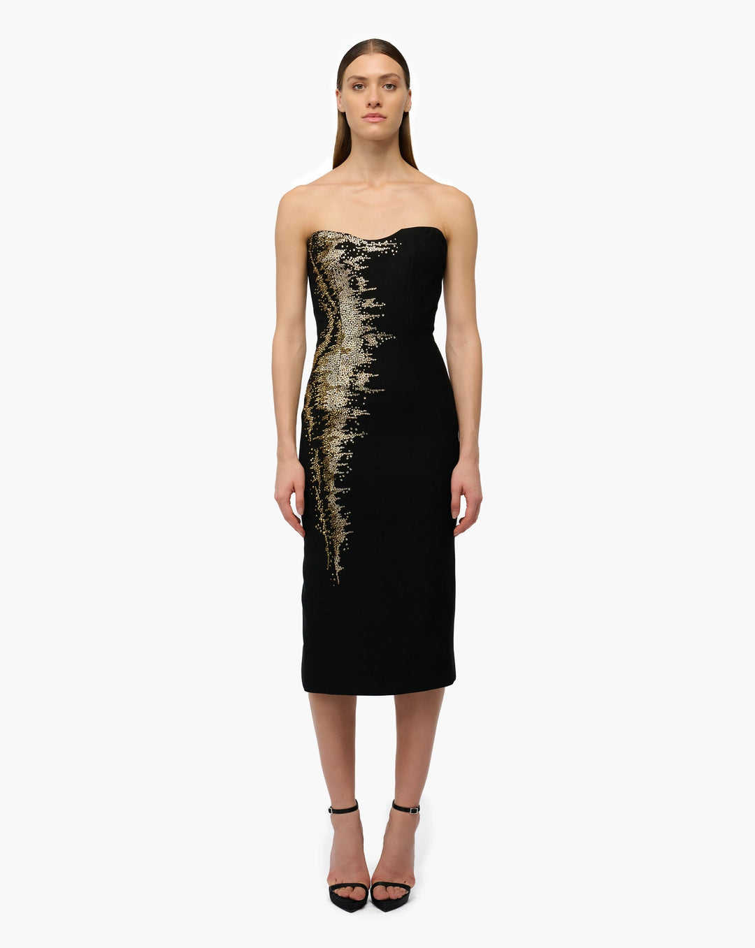 Midnight Anatomy Midi Dress