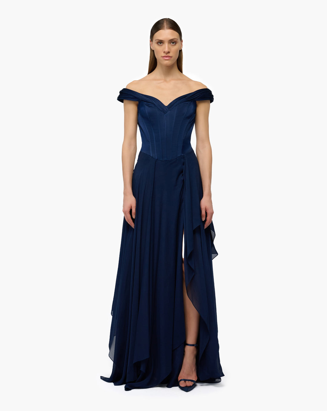 Selene Corset Flare Gown