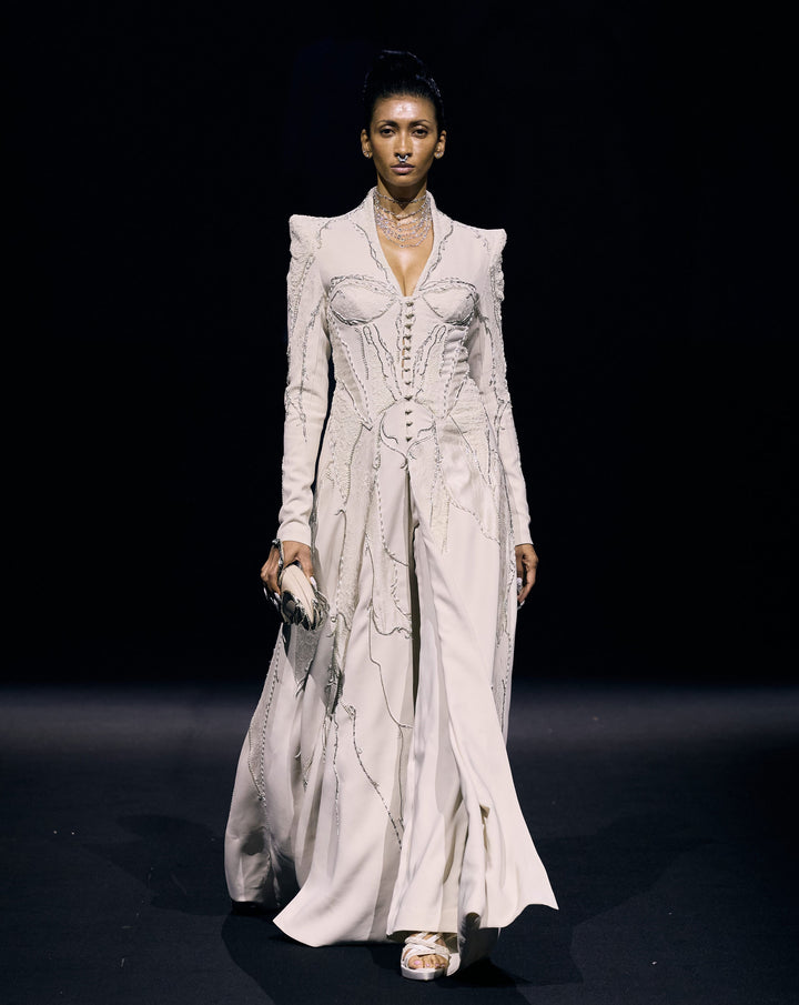 Ornate Pearl Jacket Ensemble