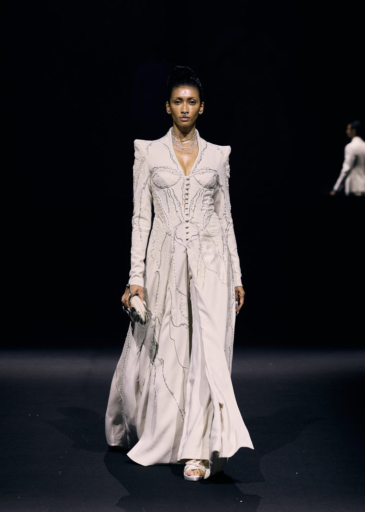 Ornate Pearl Jacket Ensemble