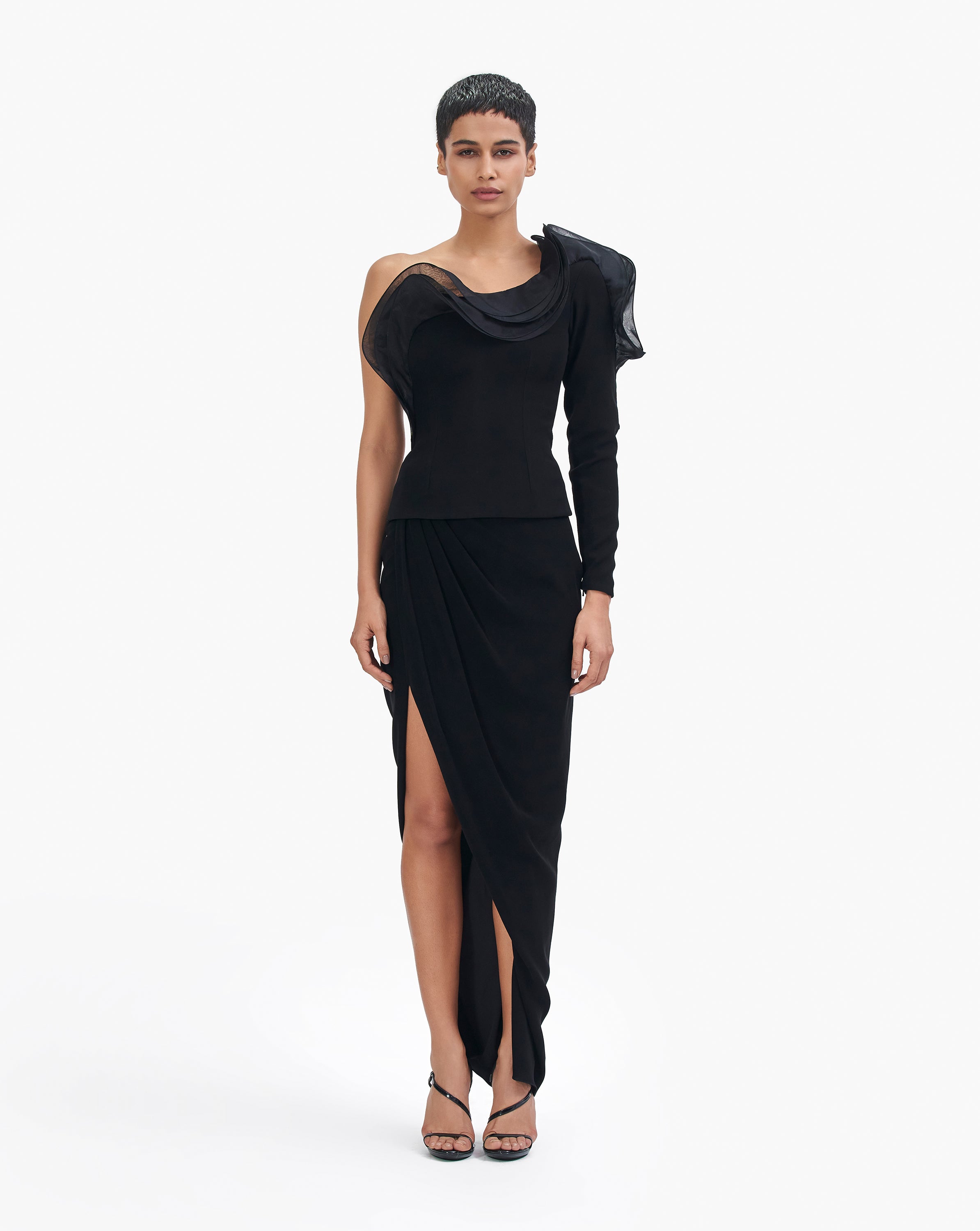 The One Shoulder Petal Top