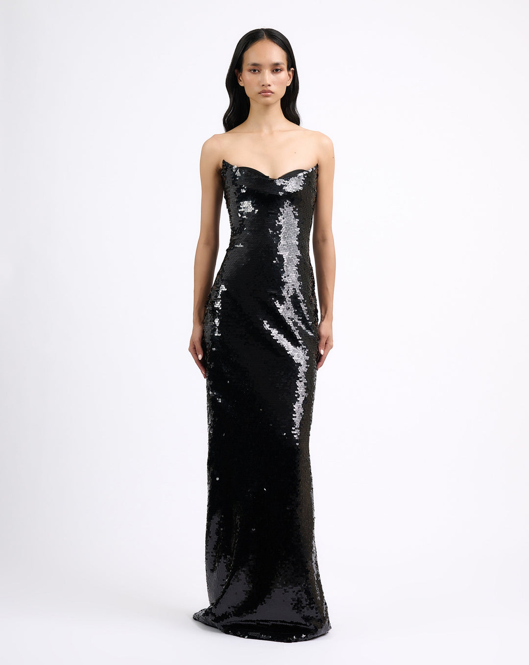 The Sequin Column Gown