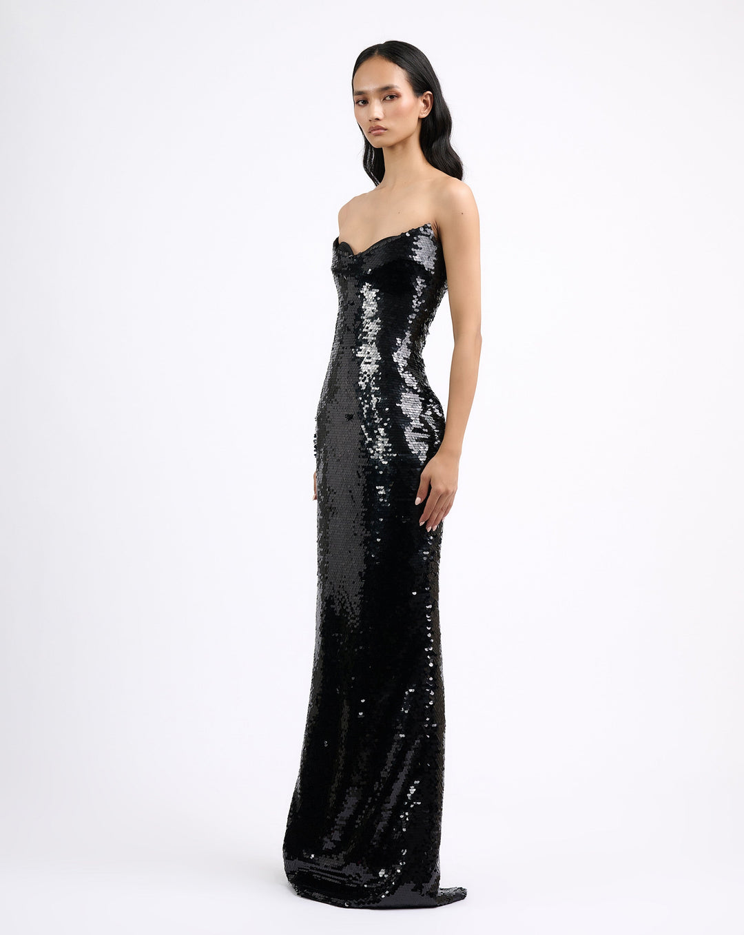 The Sequin Column Gown