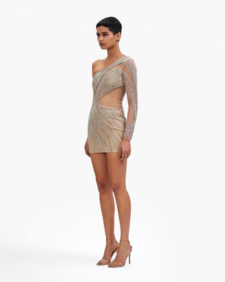 Champagne Meteor Shower Dress