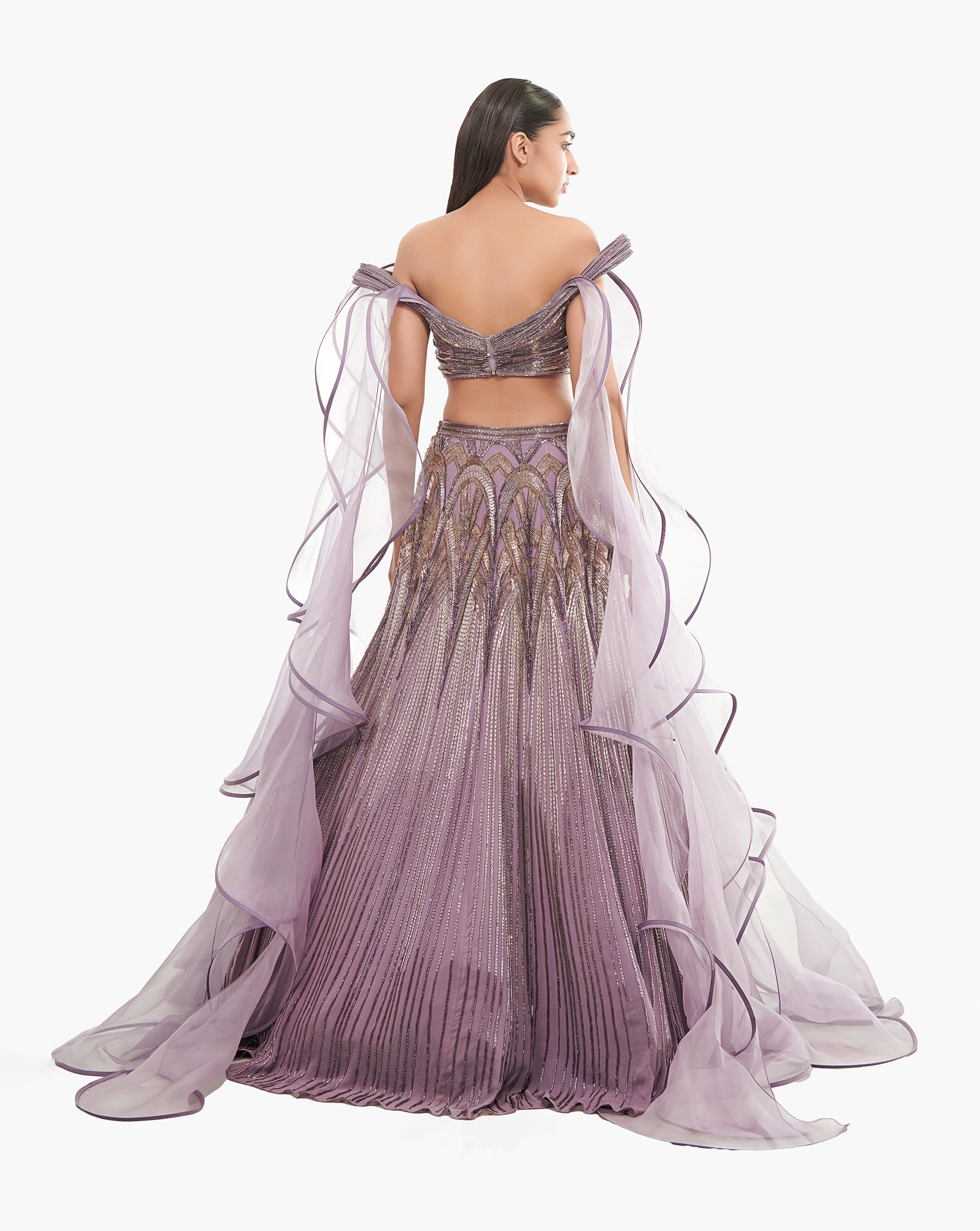 The Ether Sculpted Lehenga