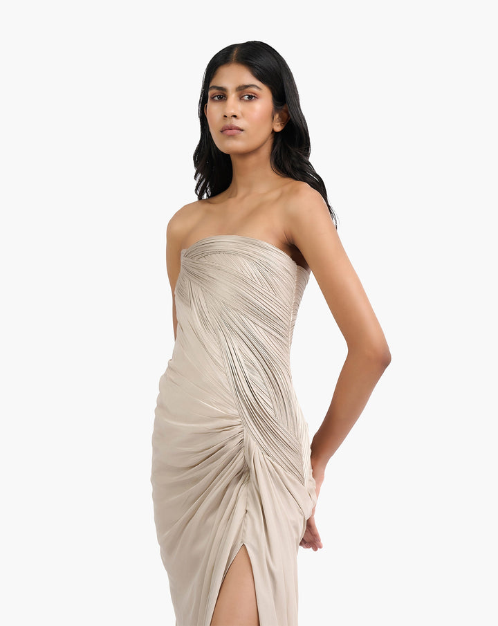 The Sand Draped Gown