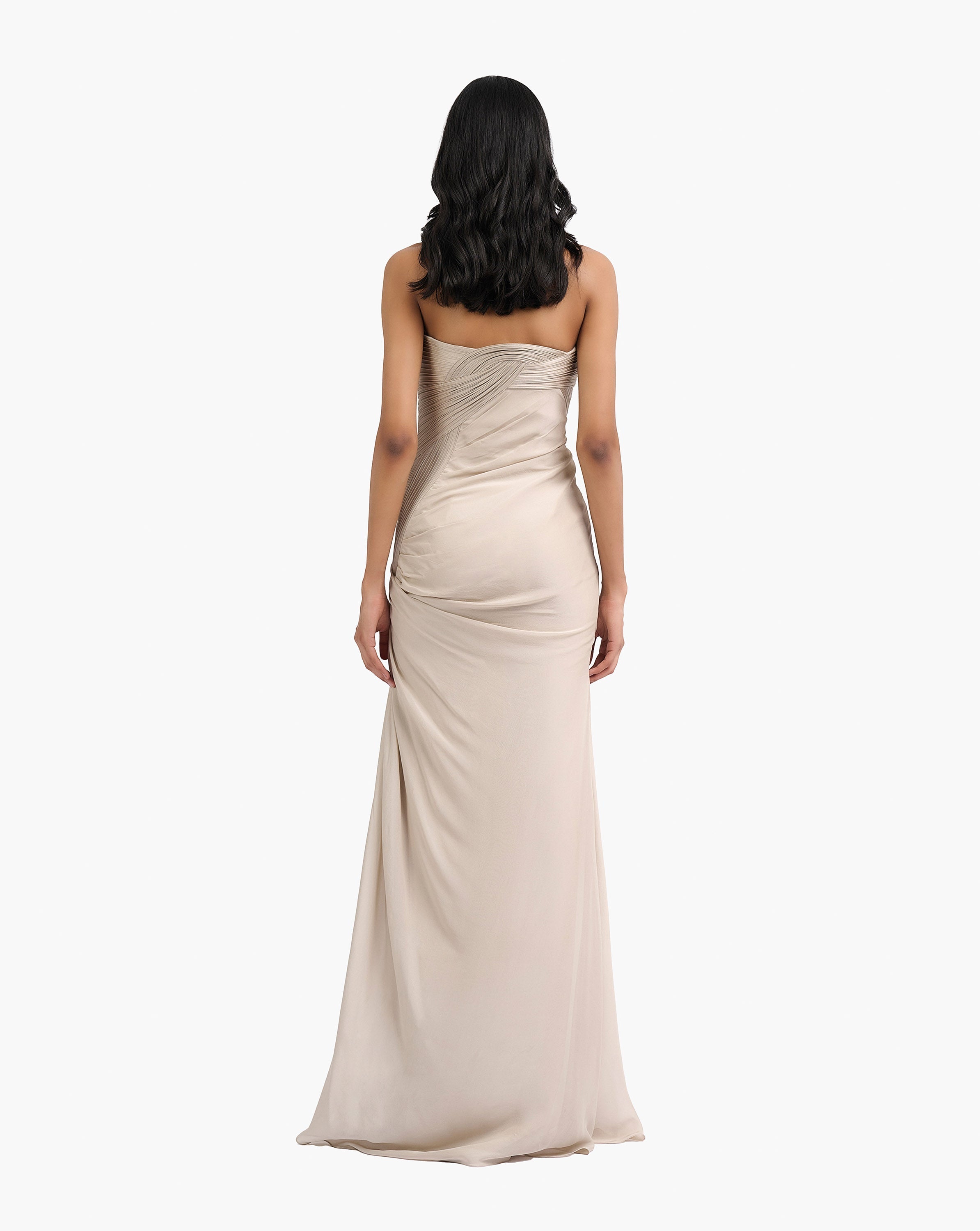 The Sand Draped Gown