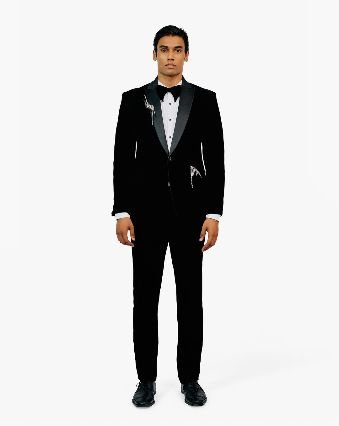 Metal Drip Velvet Tuxedo