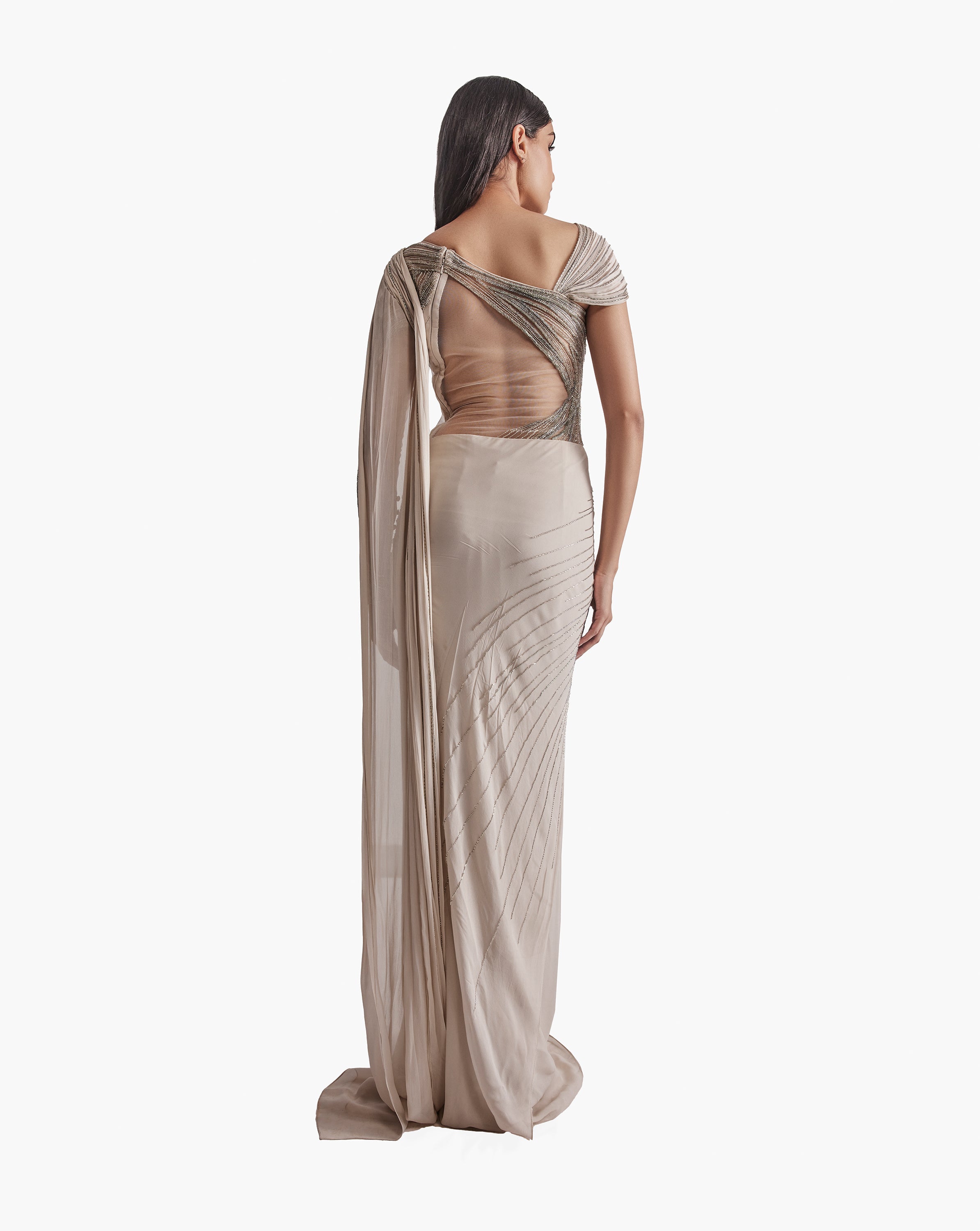 The Ecliptic Saree Gown