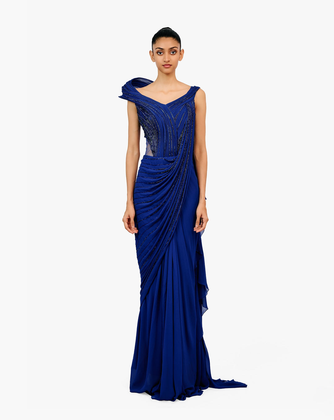 The Cosmic Sculpt Saree