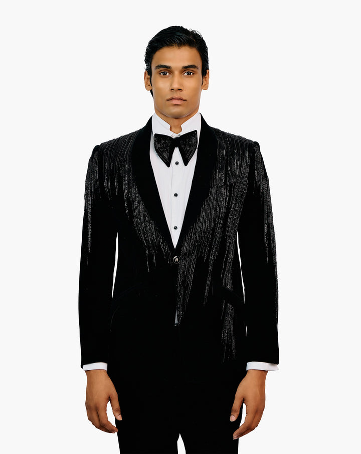 Drip Embroidered Tuxedo